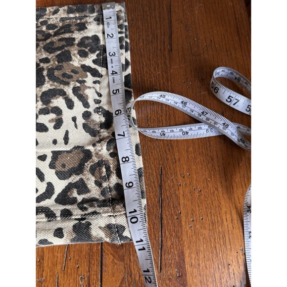 Aelfric Eden Leopard Jeans Size 34 Unisex Sizing Wide Leg - Picture 9 of 16